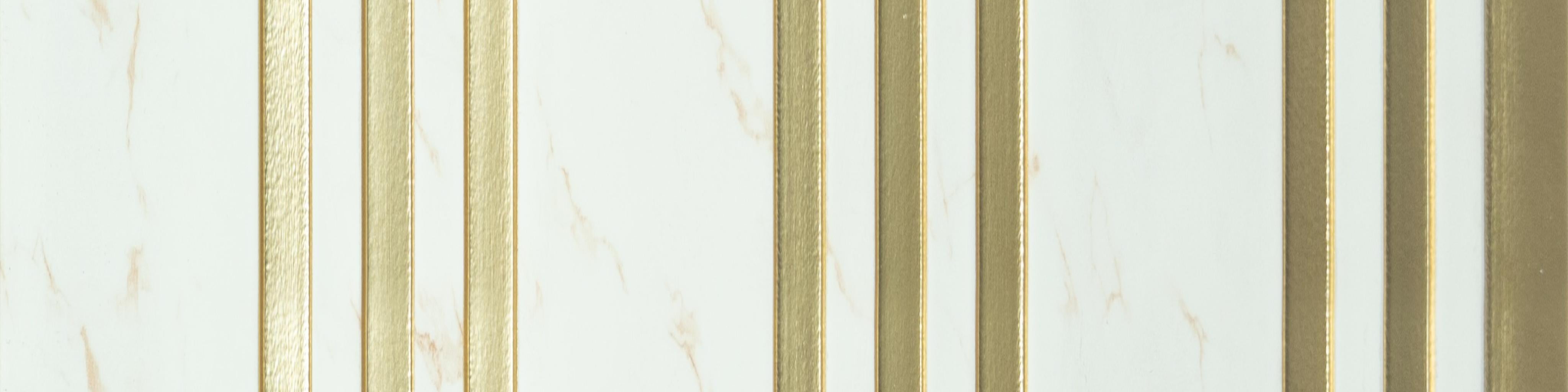 White Marble Charcoal Louver & Stone 8x1 Ft - Pn 00774