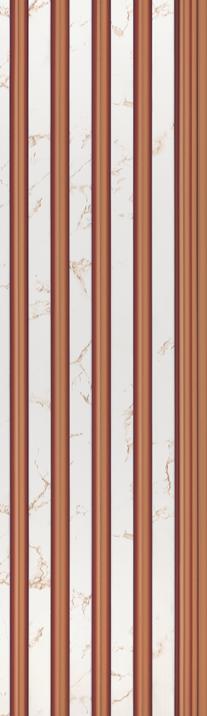 Marbles & Stones Premium Charcoal Panel 8x0.42 ft marble & stone louvers White PN 05494
