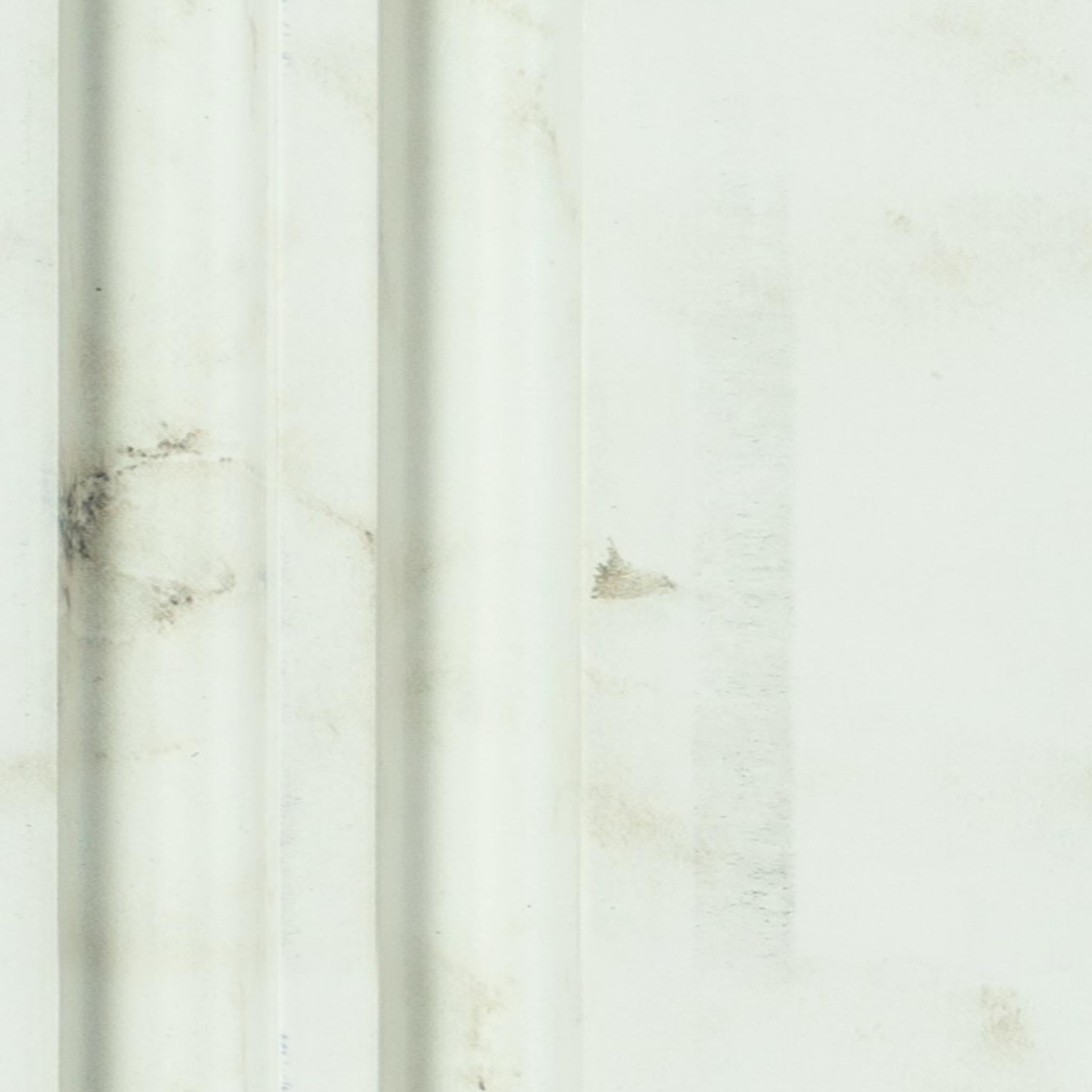 White Marble Charcoal Louvers & Stone 9.5x0.41 Ft - Pn 00811