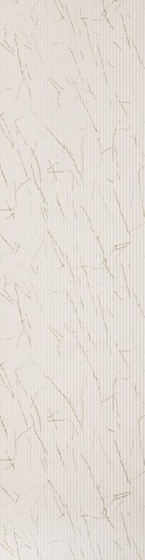 White Marble Charcoal Louvers & Stone 8x1 Ft - Ed11011