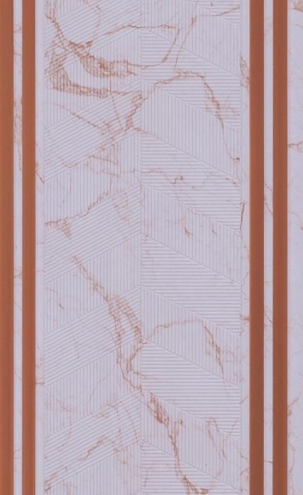 White Marble Charcoal Louvers Panel & Stone 8x1 Ft - Ed 9117