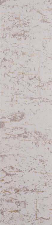 Decorative Wall Panel Metallic White 10x0.83 Ft - Pn 00449