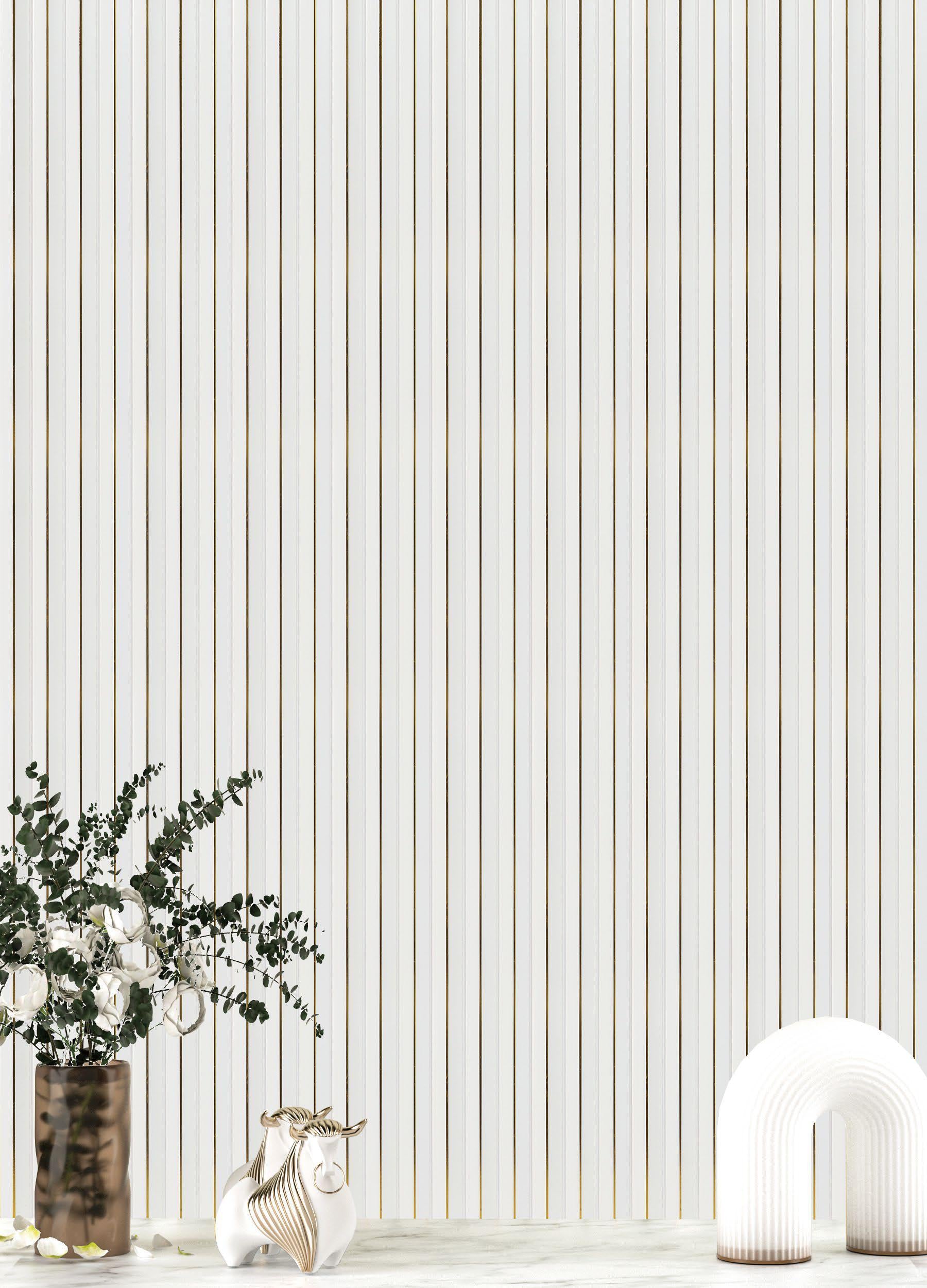 Premium Charcoal Panel Plain Solids Charcoal Louver 8x0.39 ft plain colors White PN 05312