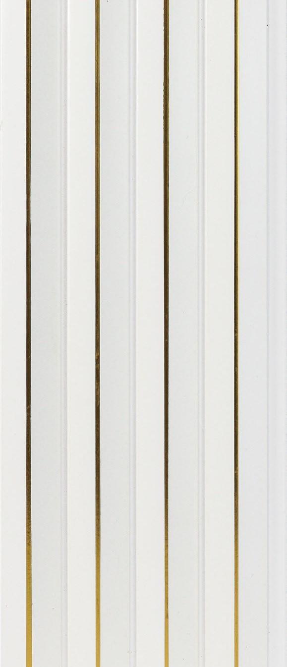 Premium Charcoal Panel Plain Solids Charcoal Louver 8x0.39 ft plain colors White PN 05312