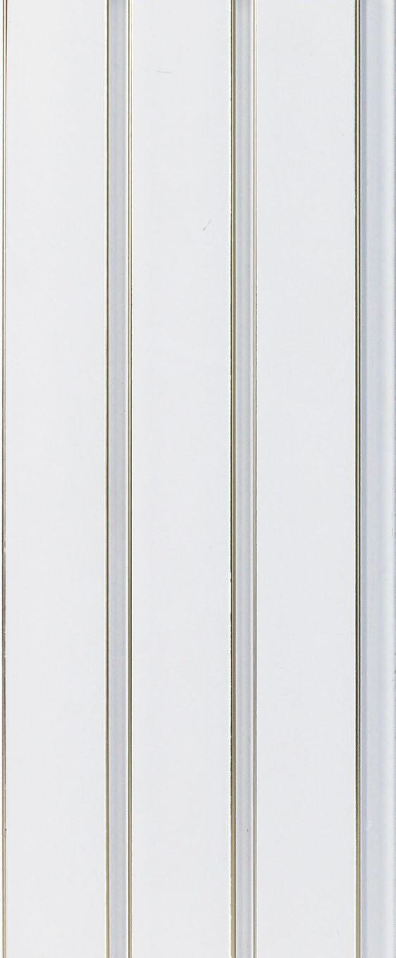 Plain Solids Charcoal Louver Colors White 8x0.4 Ft - Pn 05310
