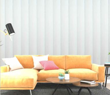 Plain Solids Charcoal Louver Colors White 8x0.33 Ft - Pn 00627