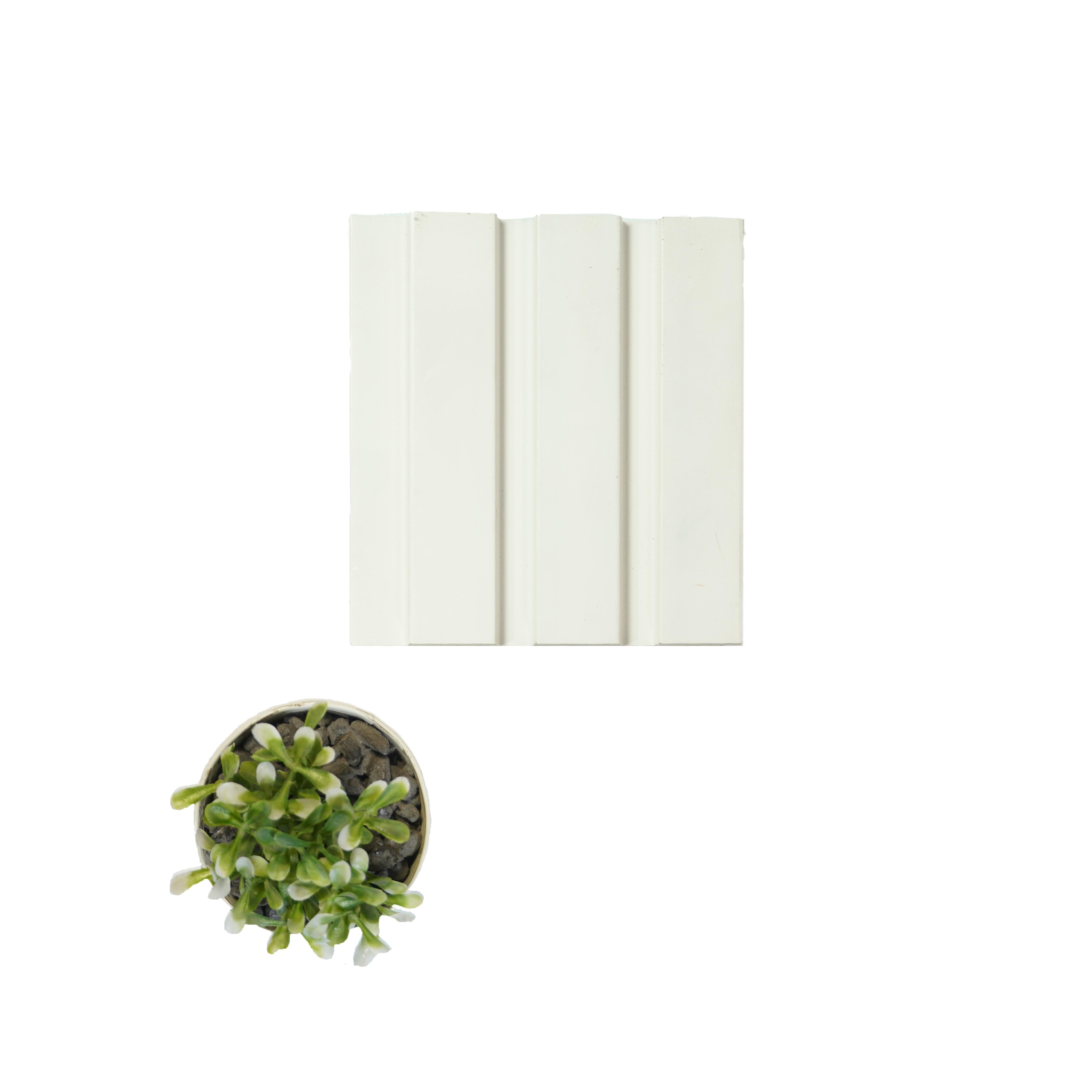 Plain Solids Charcoal Louvers Colors White 8x0.39 Ft - Pn 00821