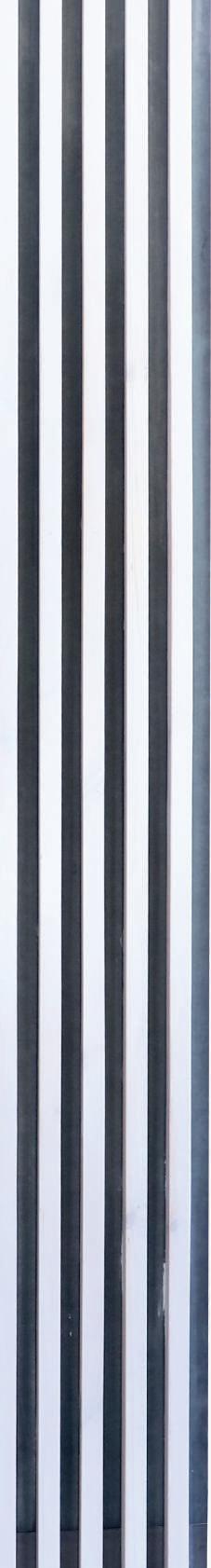Premium Wood Panel Plain Colour Look Charcoal Louvers 9x0.93 ft plain colors White WK03