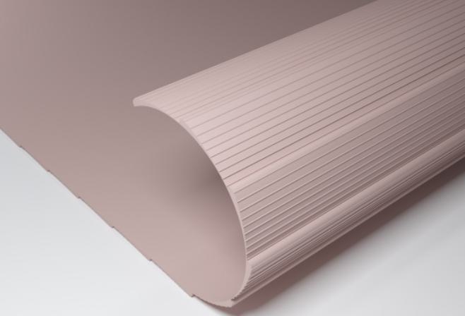 White Plain Colour Wood Pulp Flexible Soft Louver Colors 8x4 Ft - Tr 805