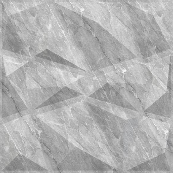White Marble Stone 3D Wall Panel Designer 1.6x1.6 Ft -
