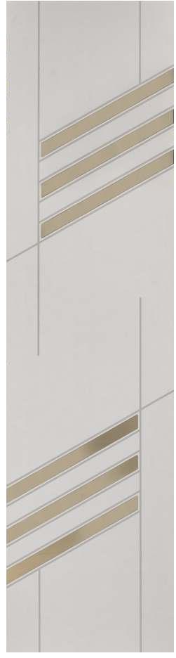 Decorative Wall Panel Marble & Stone White 8x2 Ft - Ed 8119