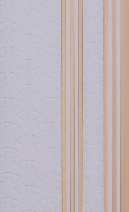 White Stone Charcoal Louvers Panel Marble & 8x1 Ft - Ed 9106