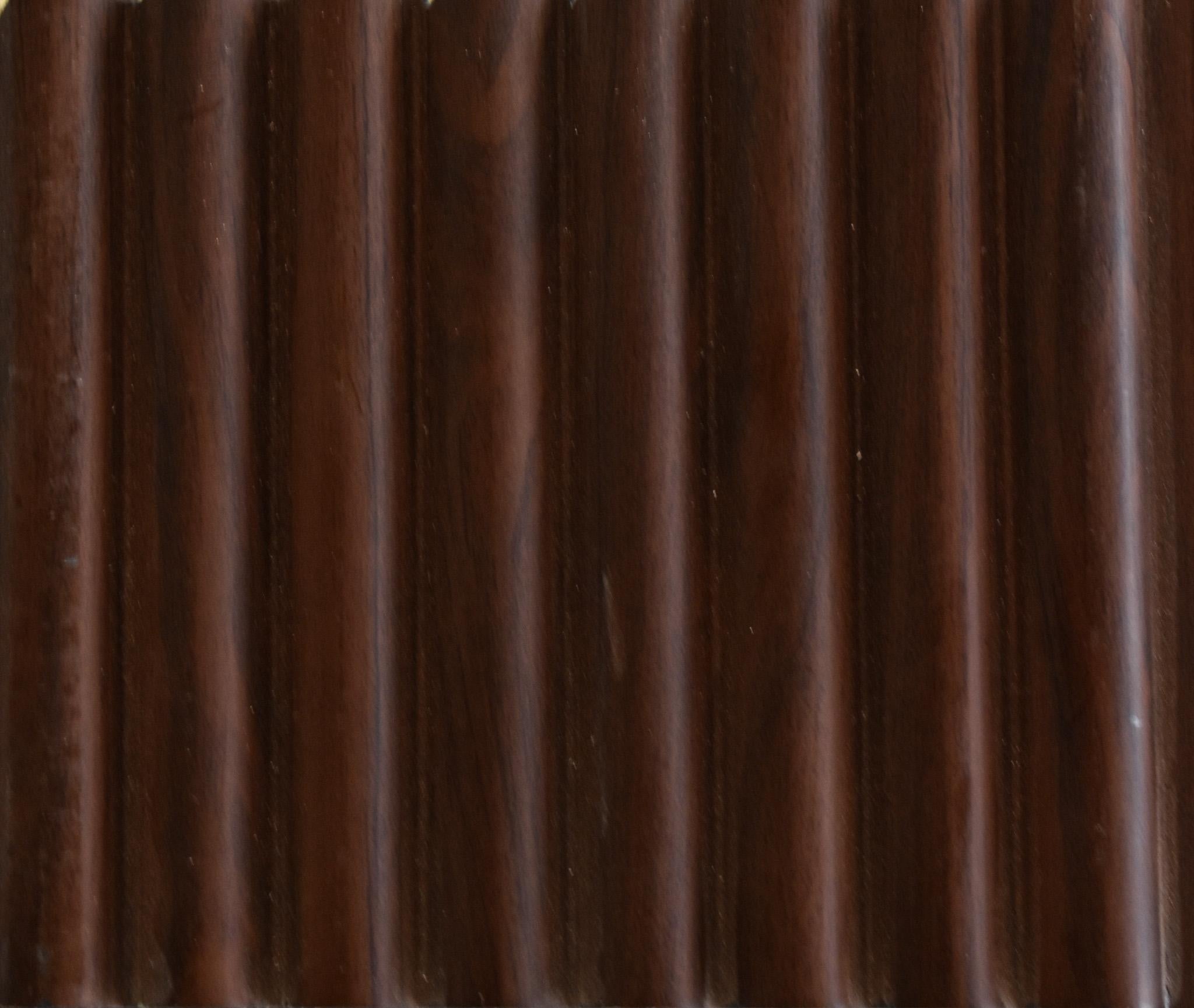 Fluted Louvers Wood Brown 8x0.33 Ft - C 19
