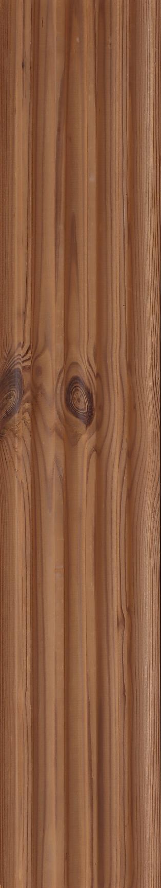 Fluted Louvers Wood Brown 8x0.41 Ft - Cd 5-U