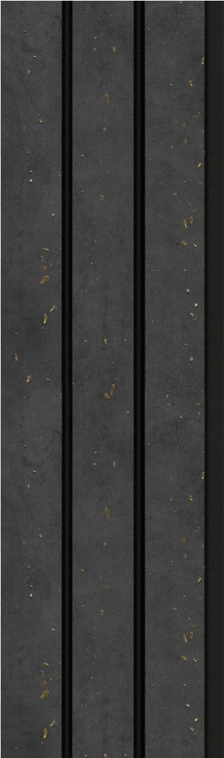 Wood Charcoal Louvers Grey 8x0.41 Ft - S5 152