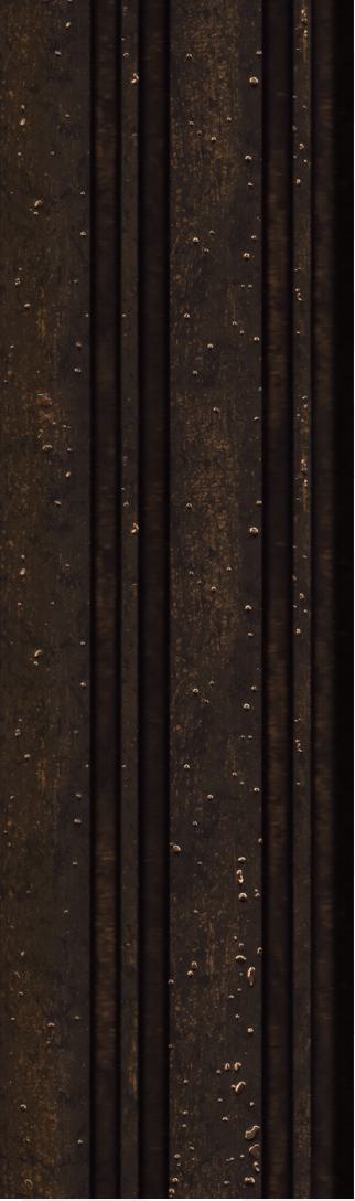 Wood Charcoal Louvers Brown 8x0.41 Ft - S5 161