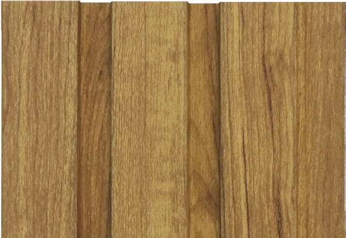 Wood Finish Brown Charcoal Louvers 9.5x0.37 Ft - Mrl 124