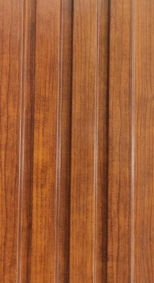 Brown Charcoal Louvers Wood 9.2x0.41 Ft - Cb 113