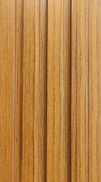 Brown Charcoal Louvers Wood 9.2x0.41 Ft - Cb 114