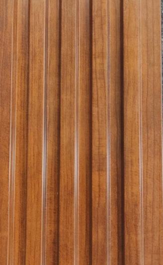 Brown Charcoal Louvers Wood 9.2x0.41 Ft - Cb 121