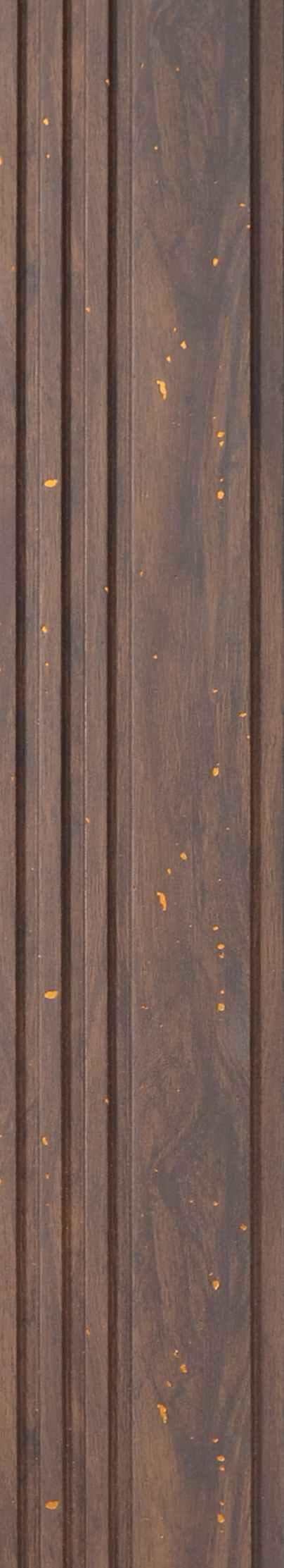 Leon 9.5 Ft X 5 Inch Panel Wood Louvers Brown 9.5x0.41 - Sm 6106