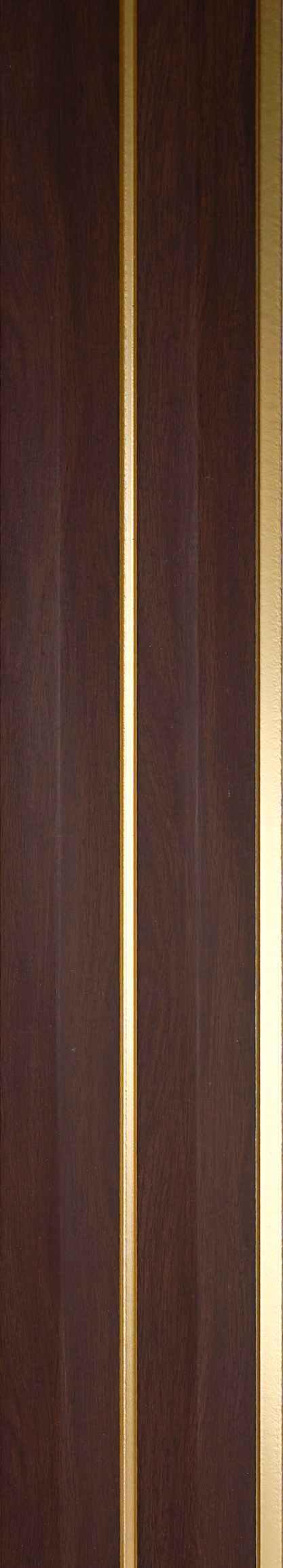 Leon 9.5 Ft X 5 Inch Panel Wood Louvers Wenge 9.5x0.41 - Sm 6520