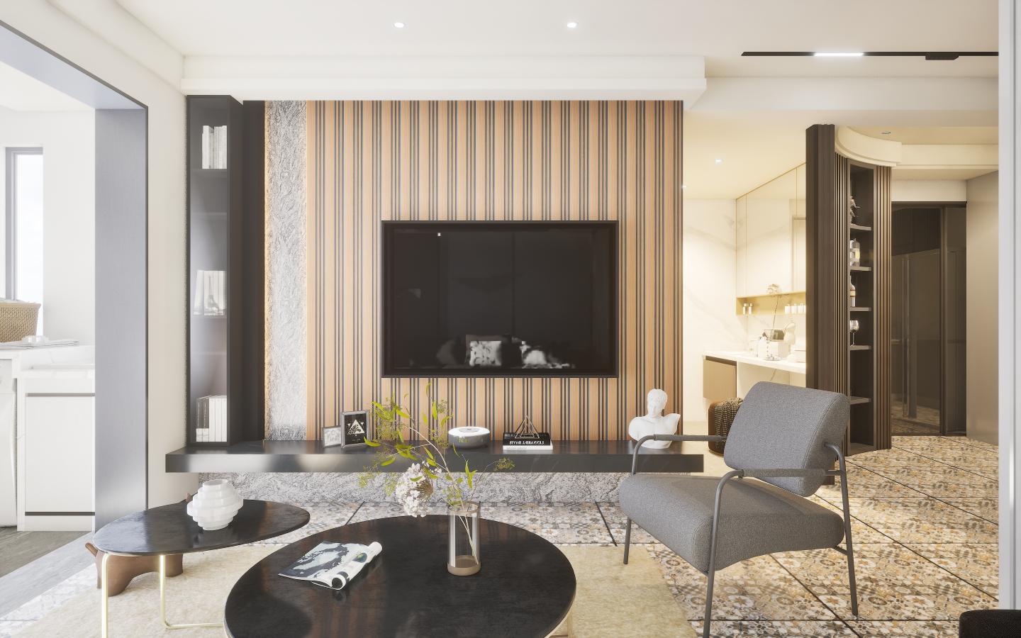 Leon 9.5 Ft X 6 Inch Panel Wood Louvers Brown 9.5x0.5 - Sm 6515