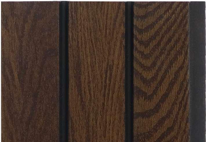 Wenge Charcoal Louvers Wood 9.5x0.4 Ft - Mrl 115