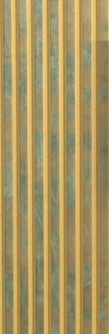 Yellow Marble Charcoal Louvers Panel & Stone 9.5x0.32 Ft - Pn 00476
