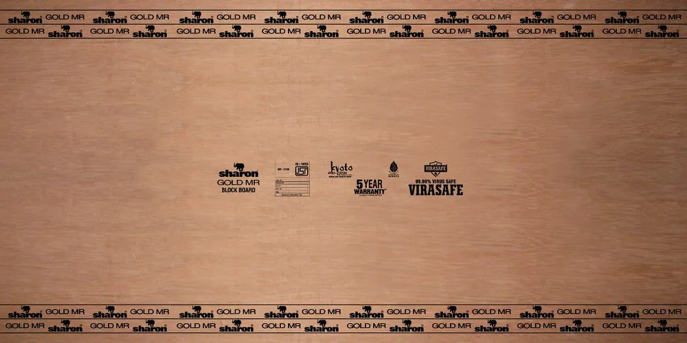 Sharon GOLD MR Block Board MR 8*4 ft 6 mm - SHR-GOLMR-MR-6-2