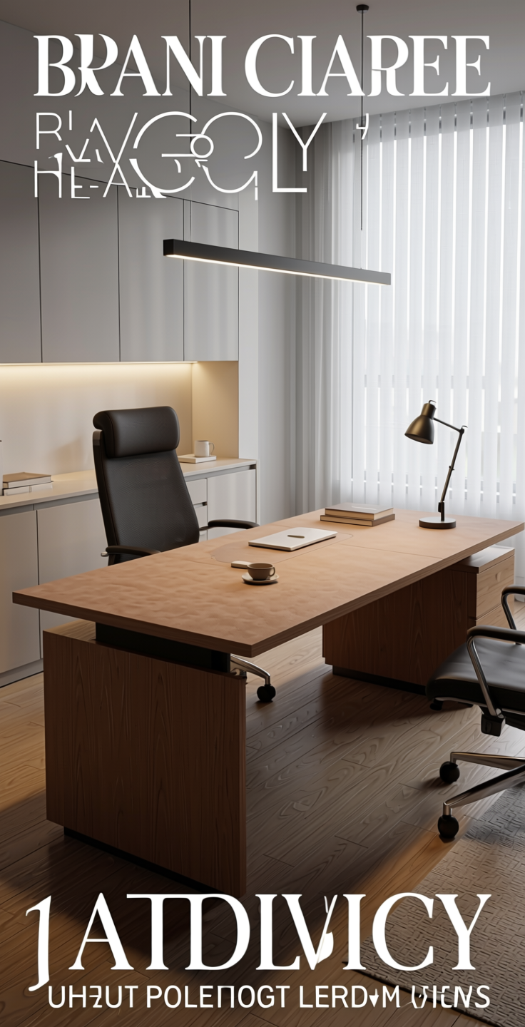 One and Only Plain Laminate 8x4 ft Suede 1 mm - LM 14297 — application view in a minimalist office