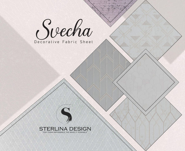 Sterlina Svecha Decorative Fabric Sheets cover