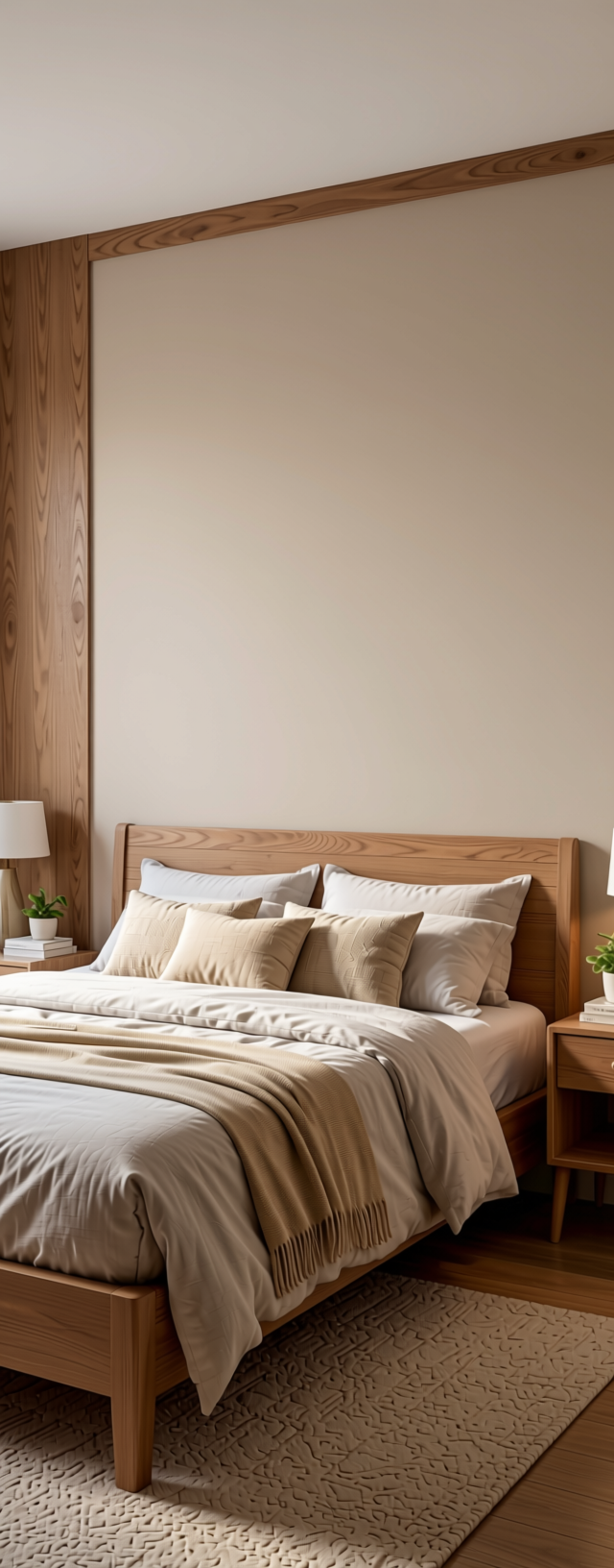 Armasa Plain Laminate 8x4 ft Matte 1 mm - AS 303 — application view in a peaceful bedroom