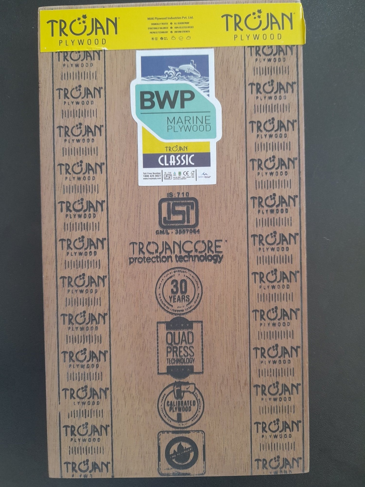 Trojan Classic BWP Plywood 8*4 ft 16 mm - TRJ-CLA-BWP-16