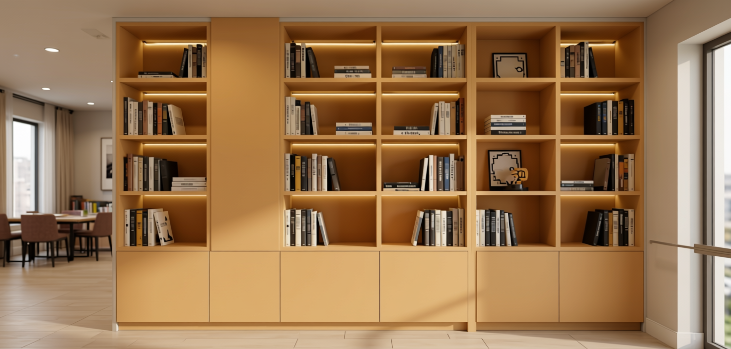 Plain Laminate 8x4 ft Matte 1 mm - 300 ZT — application view in a study